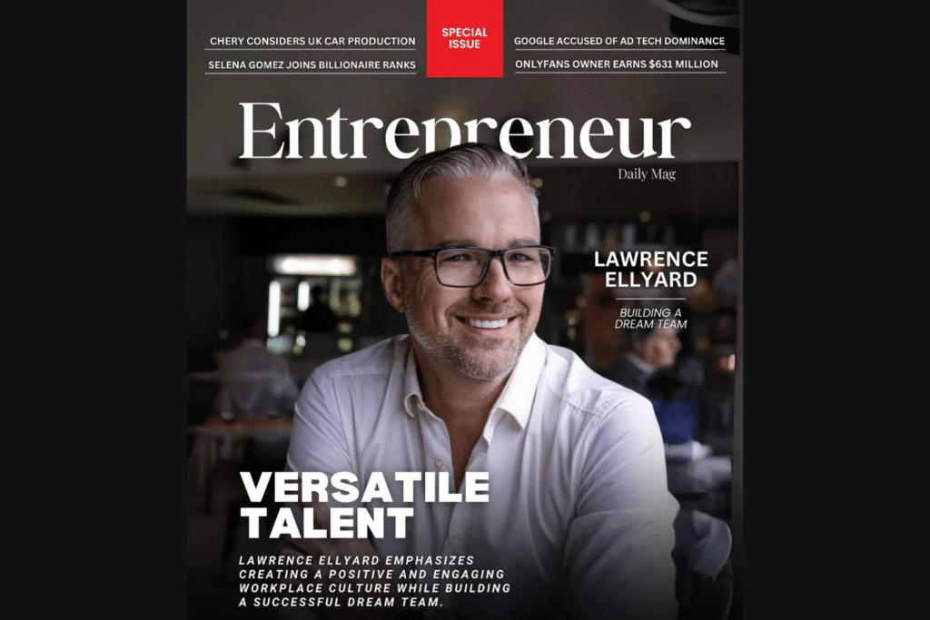 entrepreneur magazine Lawrence Ellyard iict